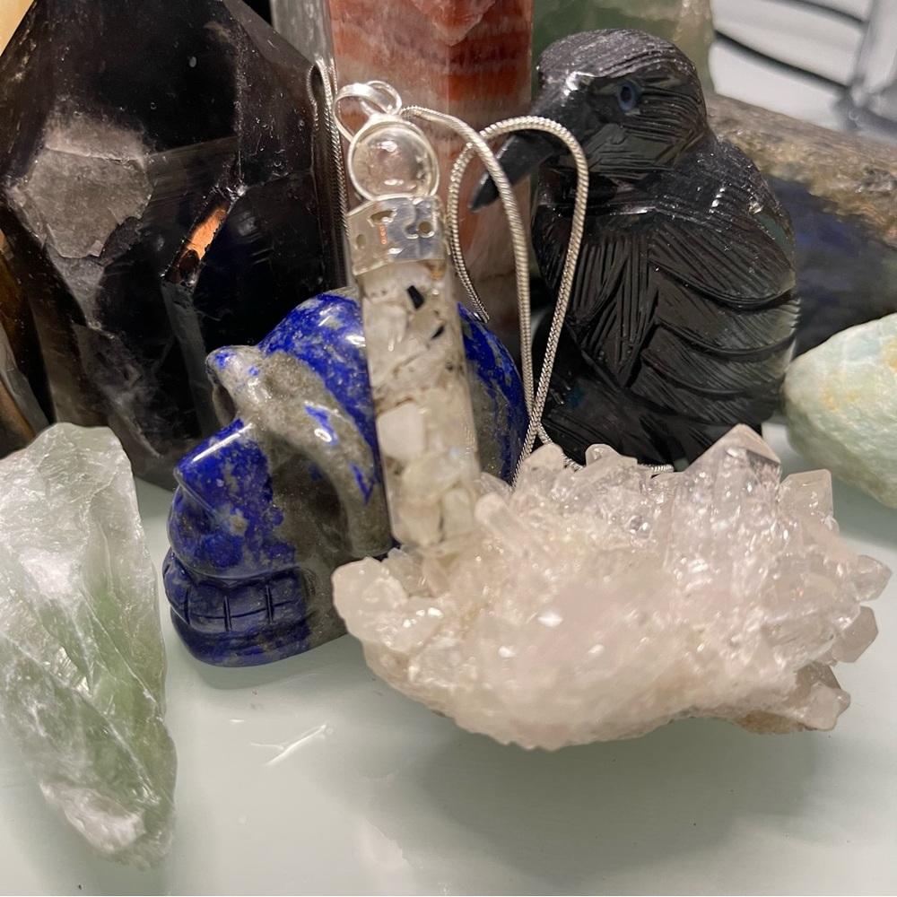 Moonstone Orgonite Necklace
